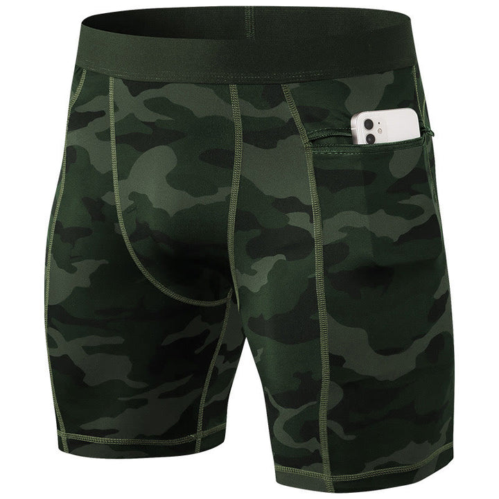 Buddha Stones Men's Tight Stretch High Elasticity Quick Dry Sports Shorts With Zipper Pockets - DarkGreen - US/UK/AU44，EU54 (2XL) - image 36