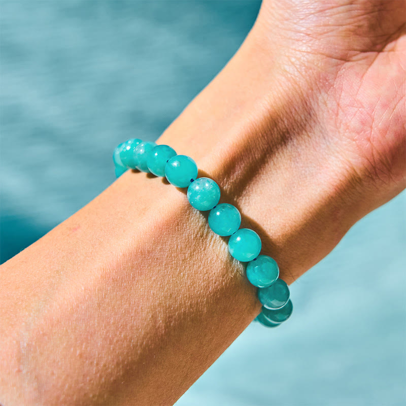 Buddha Stone Amazonite Positive Balance Bracelet - image 1