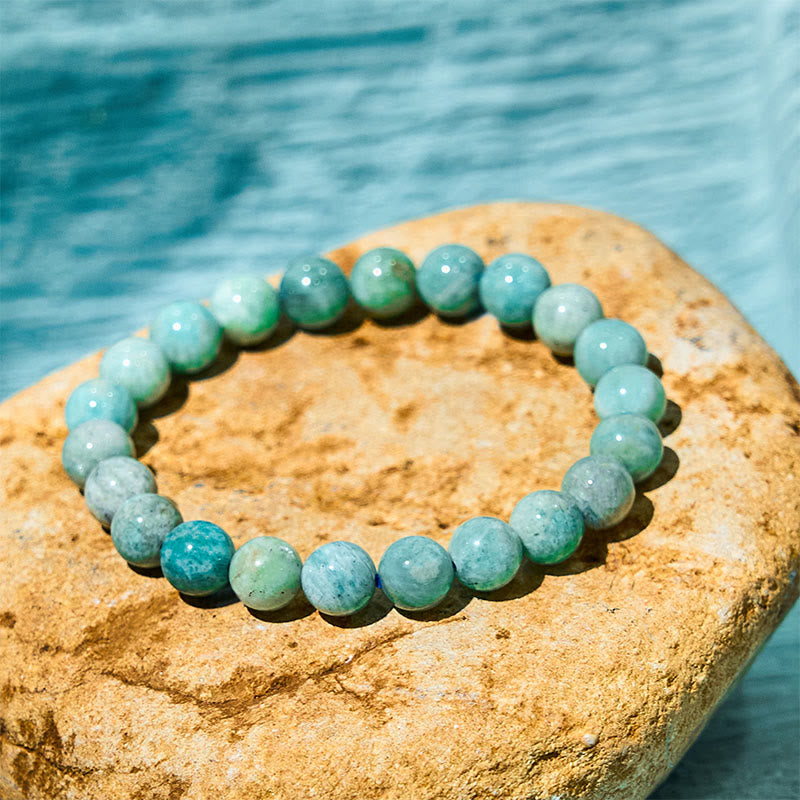 Buddha Stone Amazonite Positive Balance Bracelet - Amazonite(Wrist Circumference: 14-16cm) - image 0