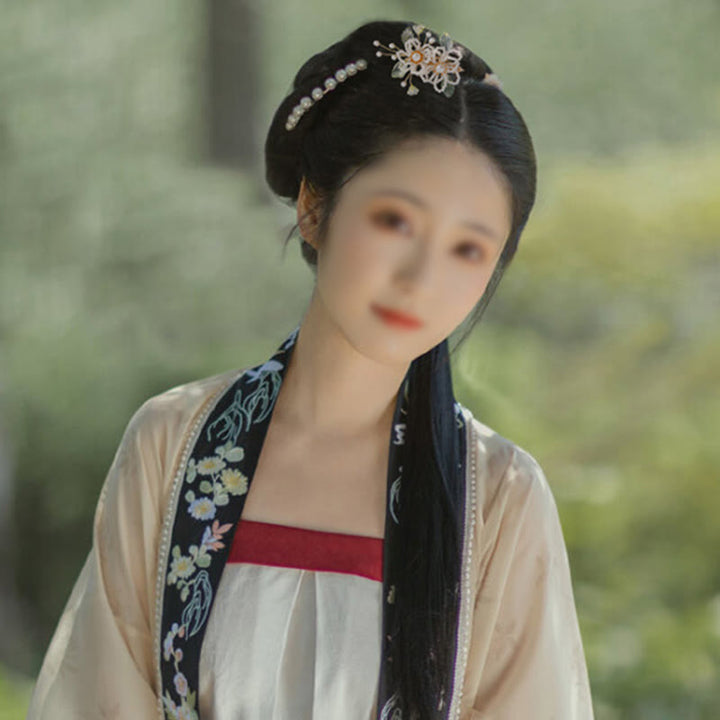 Buddha Stones Retro Style Flower Leaf Tassel Hair Clip - image 7