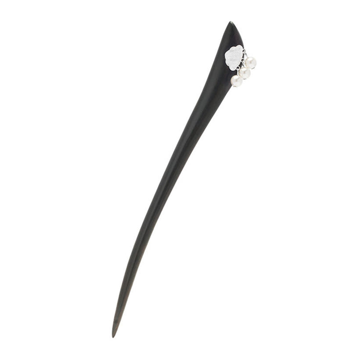 Buddha Stones 925 Sterling Silver Ebony Cloud Power Hairpin - image 9
