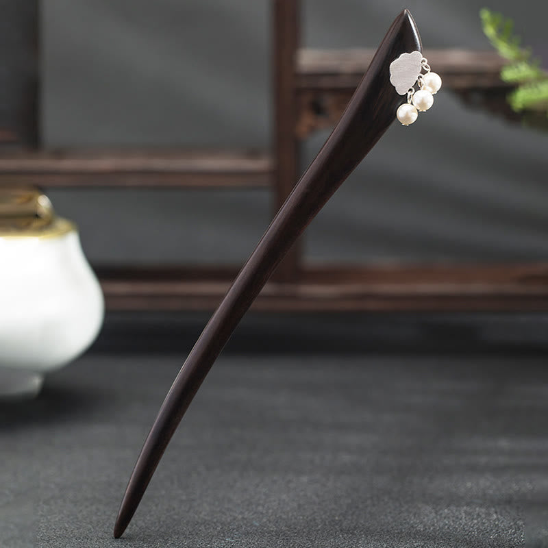 Buddha Stones 925 Sterling Silver Ebony Cloud Power Hairpin - image 8