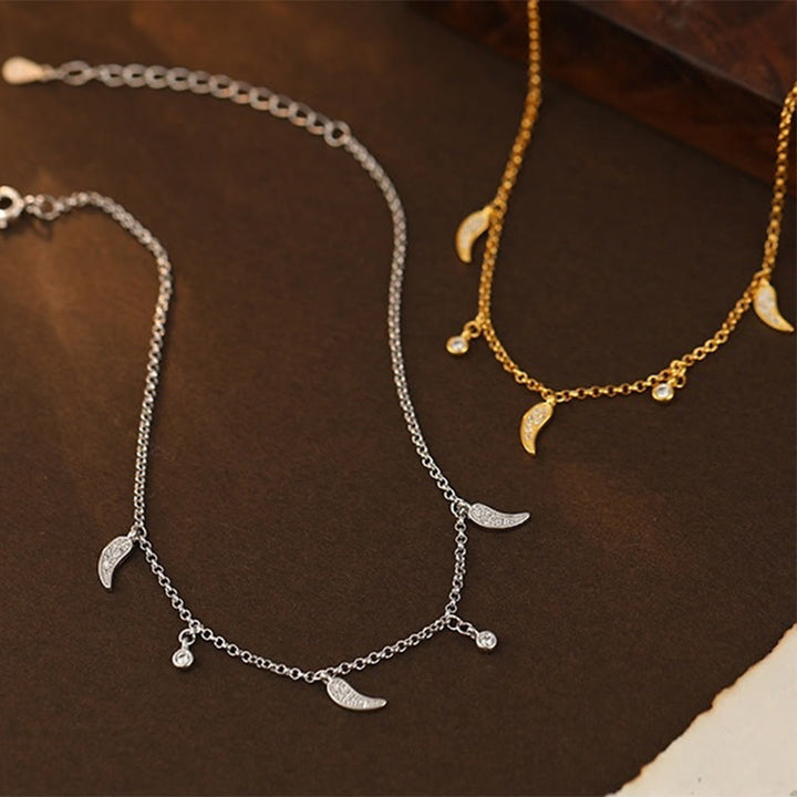 Buddha Stones 925 Sterling Silver Zircon Little Pepper Charm Protection Anklet - image 12