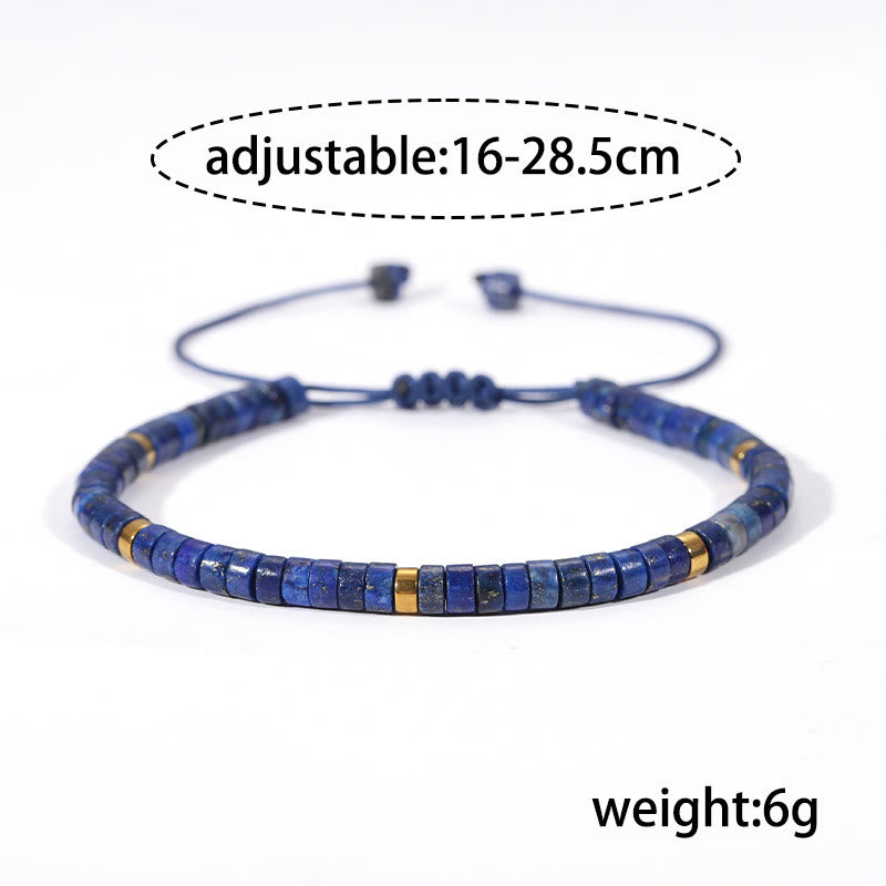 Buddha Stones Natural Lazurite Spacer Bead Positive Balance Bracelet - image 6