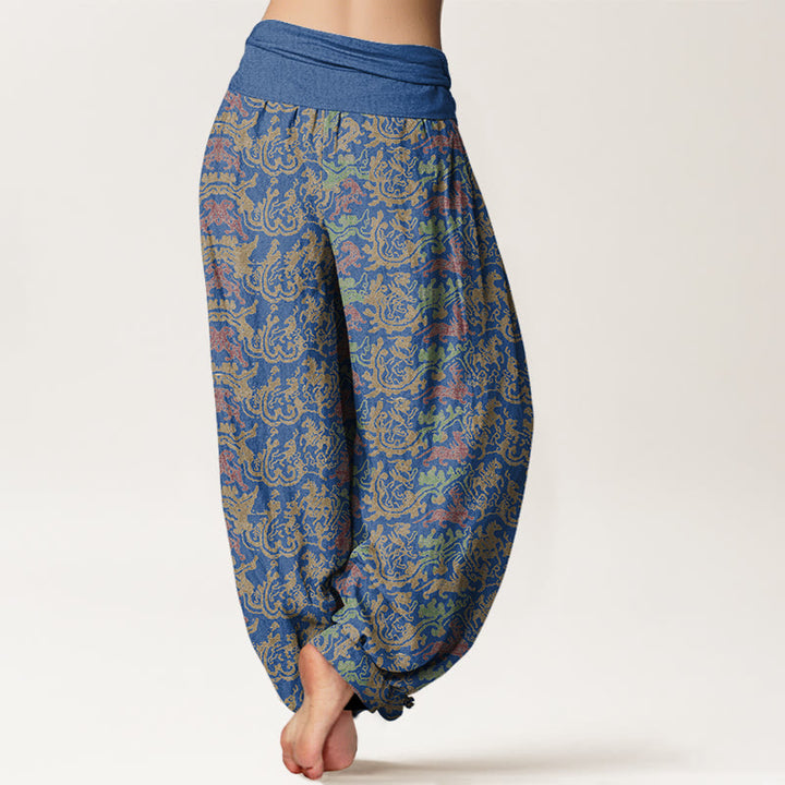 Buddha Stones Animal Stripes Design Women's Elastic Waist Harem Pants - image 8