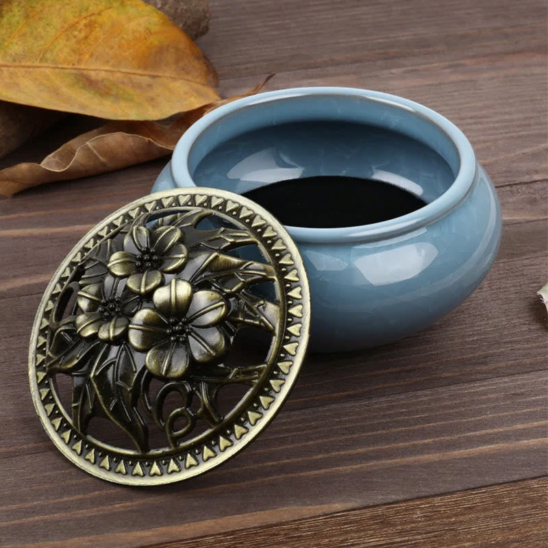 Buddha Stones Colorful Ceramic Incense Burner - image 5