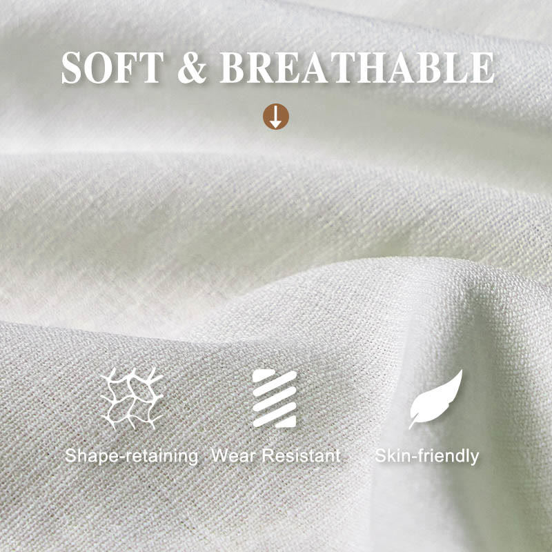 Buddha Stones Creamy White Flowers Pattern Design Women's Elastic Waist Harem Pants - image 3