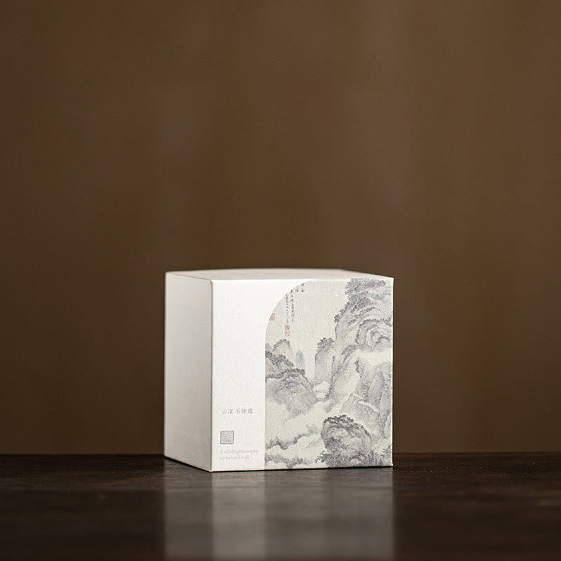 Buddha Stones Small Cute Cat Teacup Kung Fu Tea Cup 60ml - Mountain Gift Box(Box Only) 10*10*10cm - image 17