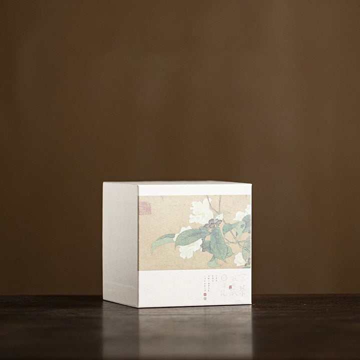 Buddha Stones Small Cute Cat Teacup Kung Fu Tea Cup 60ml - Flower Gift Box(Box Only) 10*10*10cm - image 18