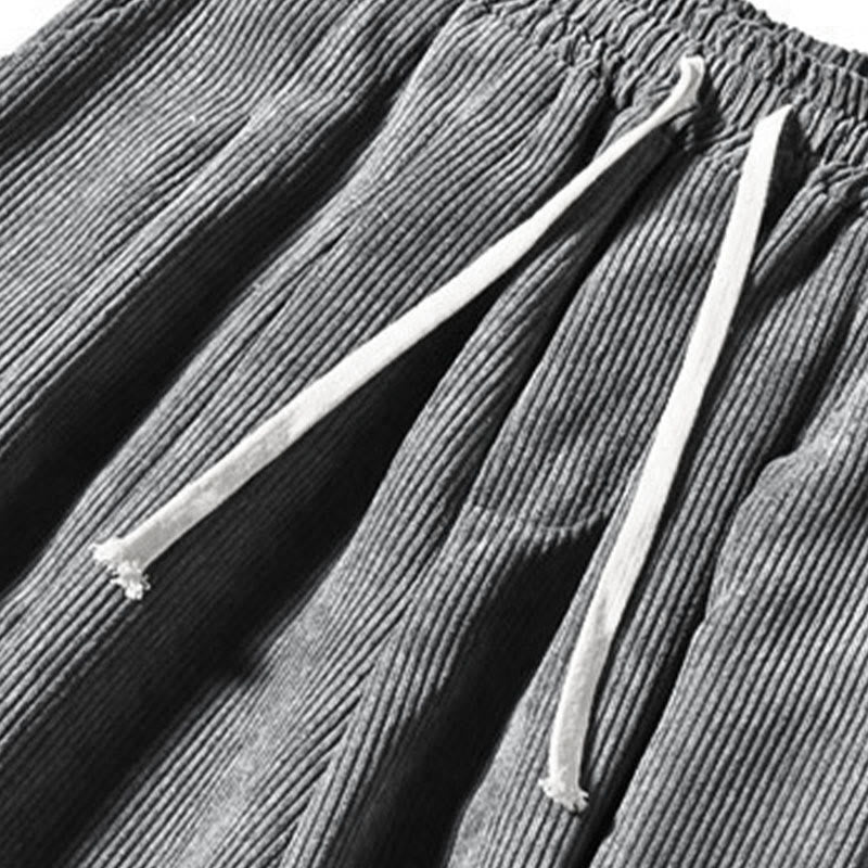 Buddha Stones Casual Plain Cotton Bloomer Men's Pants With Pockets - image 20