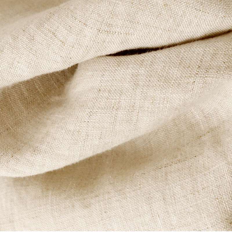 Buddha Stones Summer Solid Color Side Button Design Cotton Linen Women's Harem Pants With Pockets - image 7