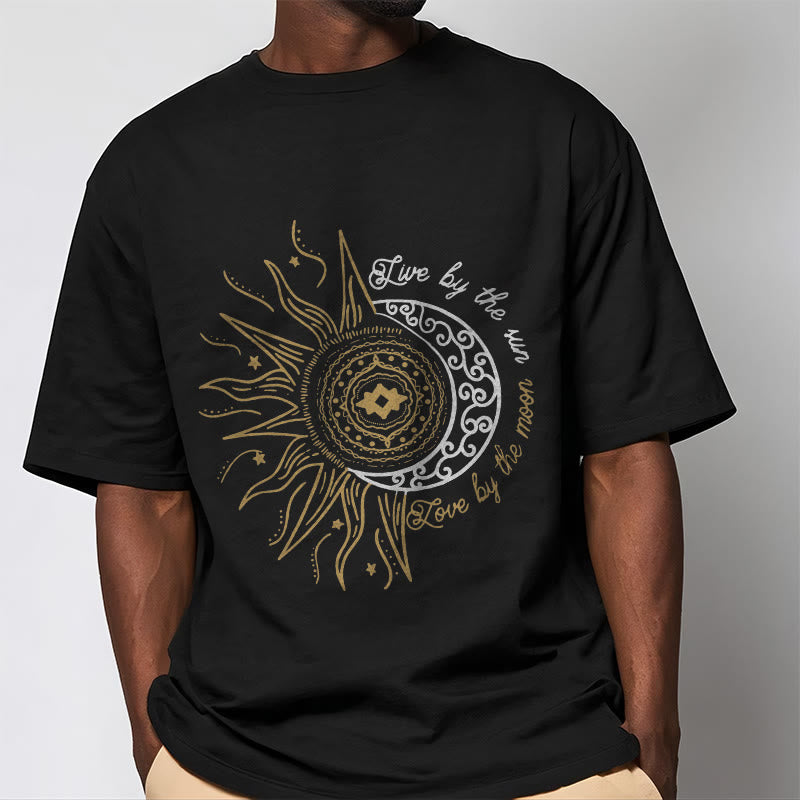 Buddha Stones Live By The Sun Love By The Moon Tee T-shirt - image 1
