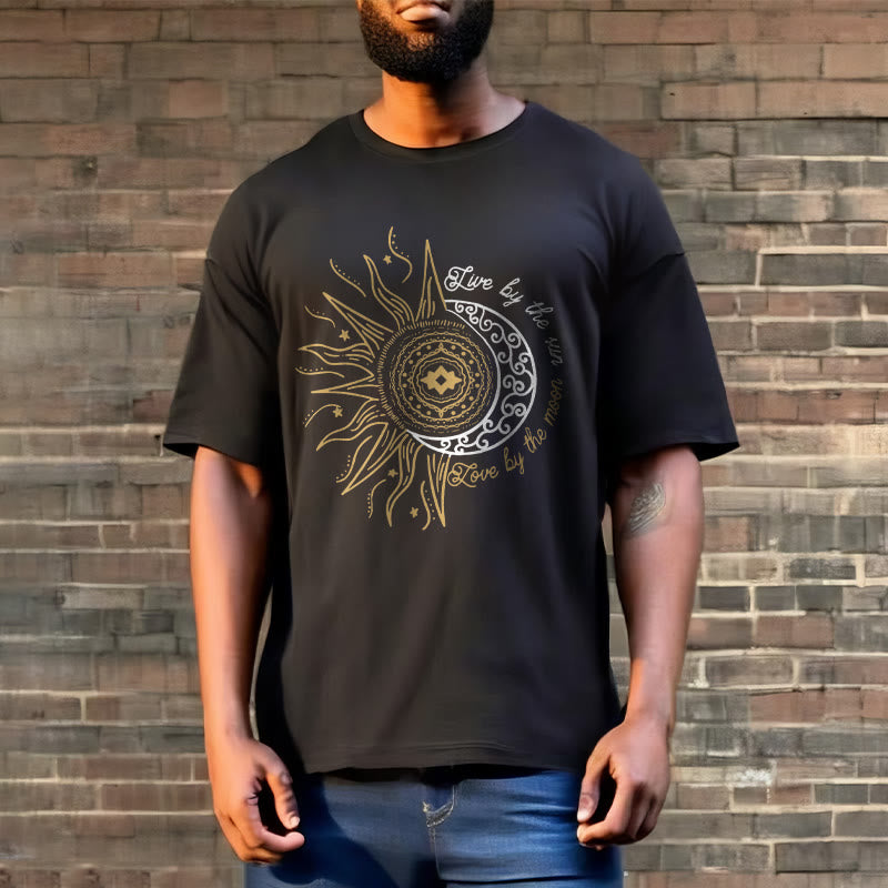 Buddha Stones Live By The Sun Love By The Moon Tee T-shirt - image 2