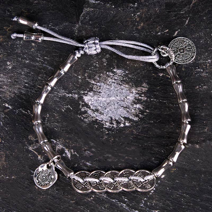 Buddha Stones Five Emperor Coins Mountain Ghosts Spend Money Bracelet - image 7