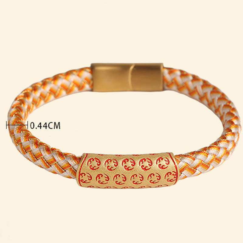 Buddha Stones Tibetan Hot Wheels Various Colors Rope Diamond Knot Luck Buckle Bracelet - image 6