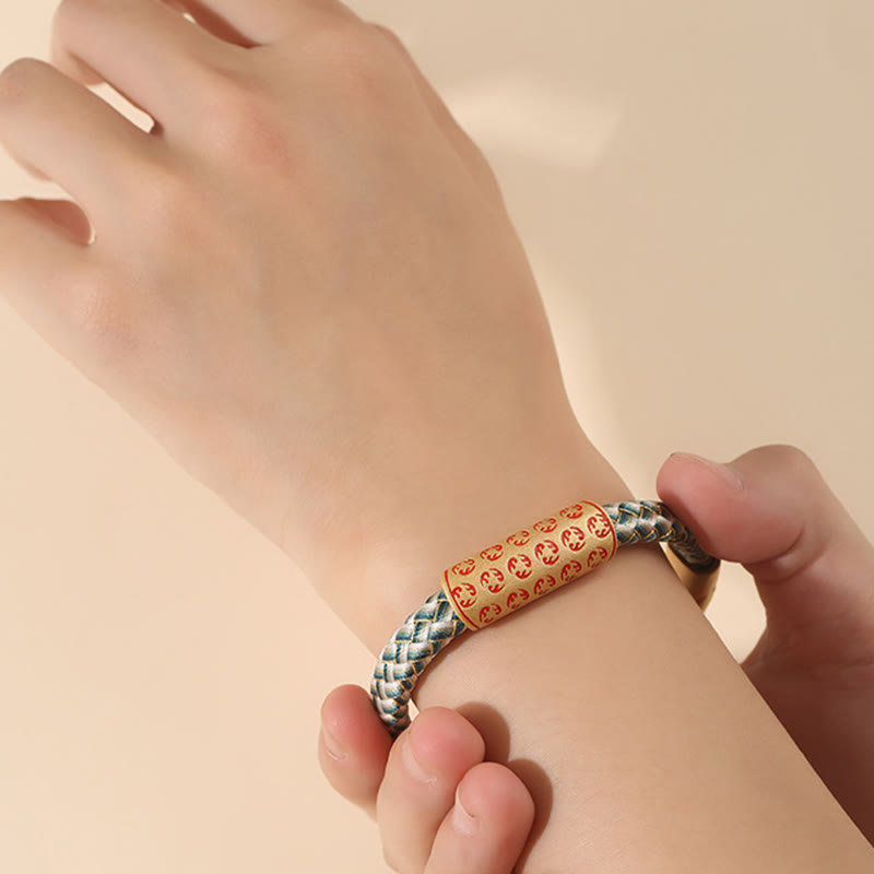 Buddha Stones Tibetan Hot Wheels Various Colors Rope Diamond Knot Luck Buckle Bracelet - image 10