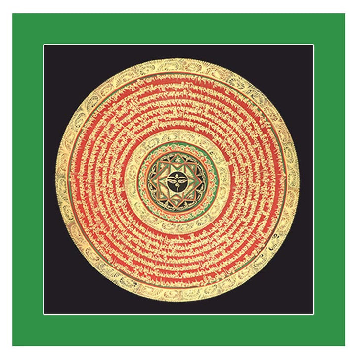 Buddha Stones Tibetan Thangka Painting Six True Words Scripture Handmade Decoration Blind Box(Random Style) - image 10