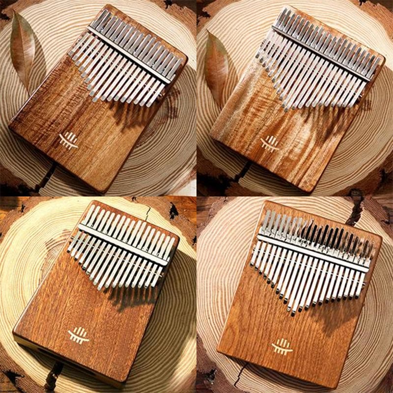 Buddha Stones Kalimba 21 Keys Thumb Piano Acacia Maple Sapele Wood Portable Finger Piano - image 12