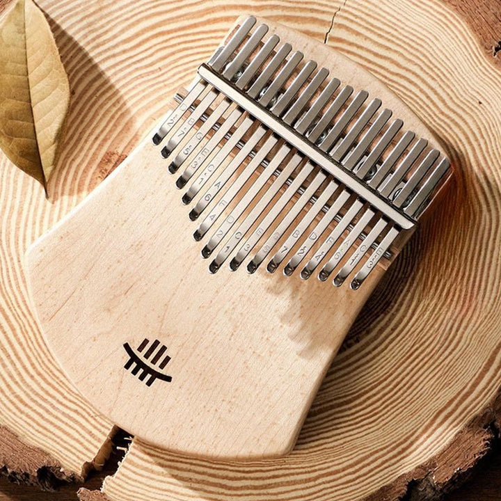 Buddha Stones Kalimba 17 Keys Thumb Piano Maple Acacia Sapele Wood Portable Finger Piano - 17 Keys Fan-Shaped Maple - image 8