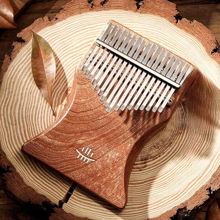 Buddha Stones Kalimba 17 Keys Thumb Piano Maple Acacia Sapele Wood Portable Finger Piano - 17 Keys Sapele Wood - image 9