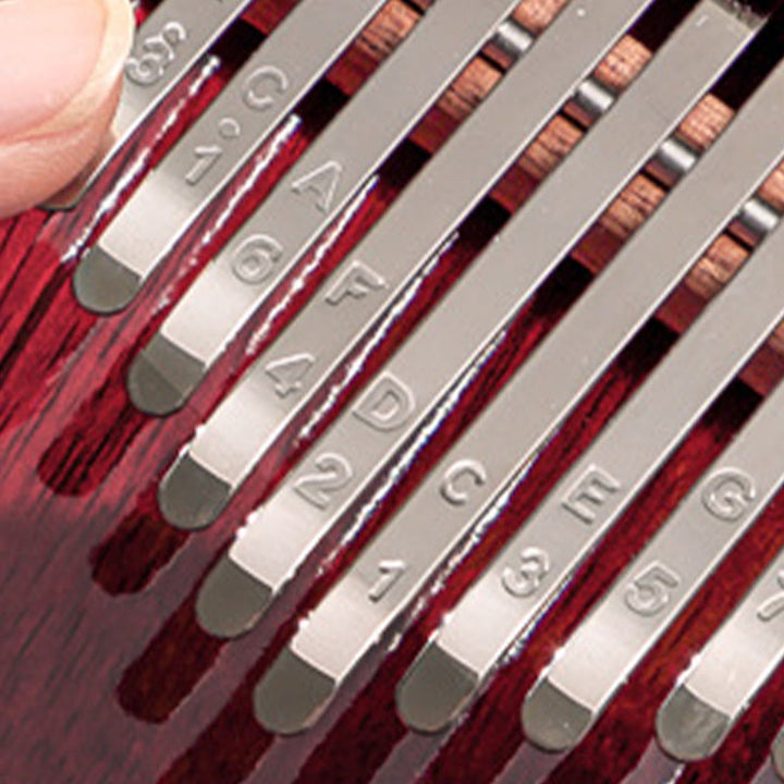 Buddha Stones Kalimba 21 Keys Thumb Piano Peltogyne Wood Portable Finger Piano - image 7