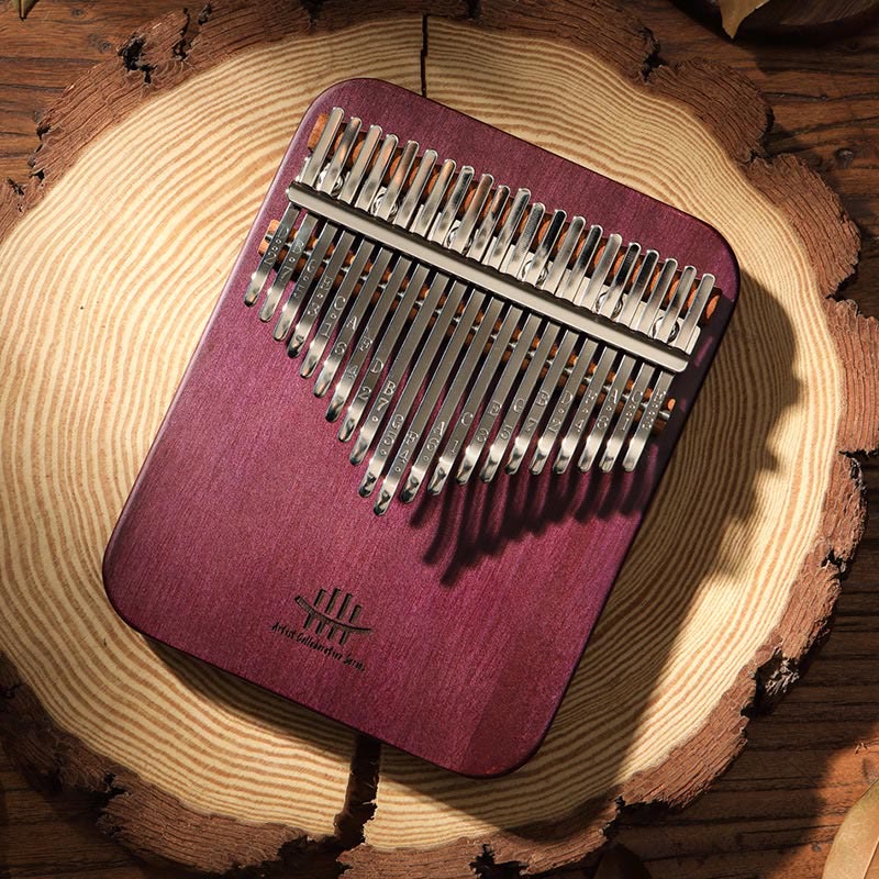 Buddha Stones Kalimba 21 Keys Thumb Piano Peltogyne Wood Portable Finger Piano - 21 Keys Peltogyne Wood - image 0