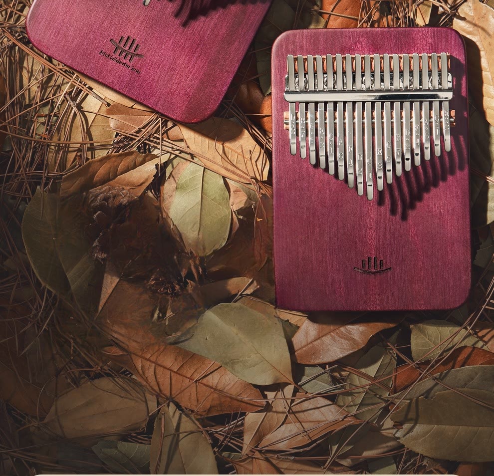 Buddha Stones Kalimba 21 Keys Thumb Piano Peltogyne Wood Portable Finger Piano - image 3
