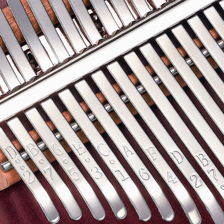 Buddha Stones Kalimba 21 Keys Thumb Piano Peltogyne Wood Portable Finger Piano - image 6