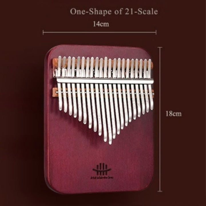 Buddha Stones Kalimba 21 Keys Thumb Piano Peltogyne Wood Portable Finger Piano - image 11
