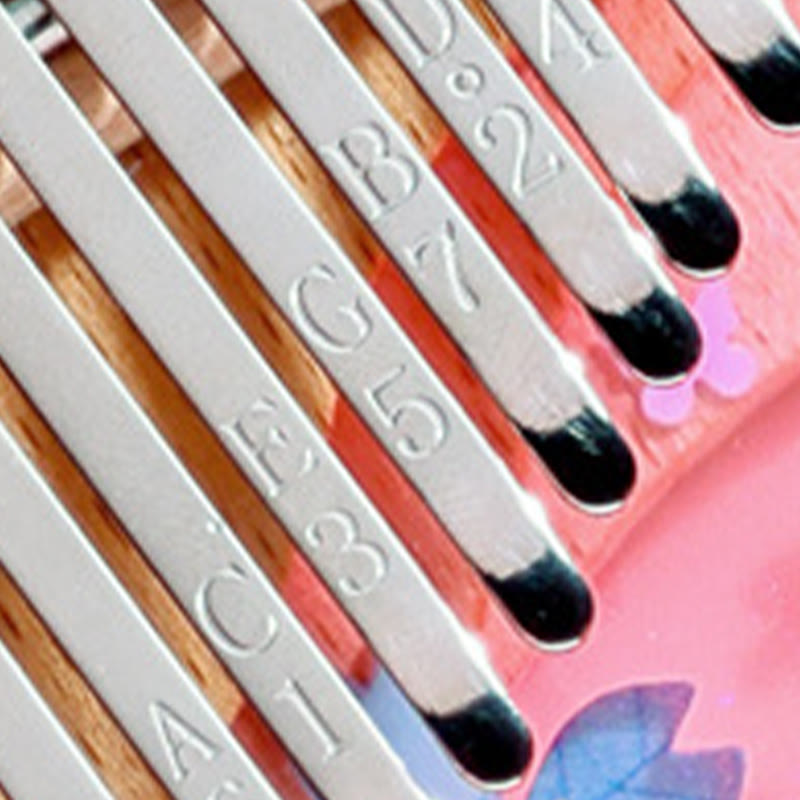 Buddha Stones Kalimba 17/21 Keys Thumb Piano Beech Wood Pink Cherry Portable Finger Piano - image 9