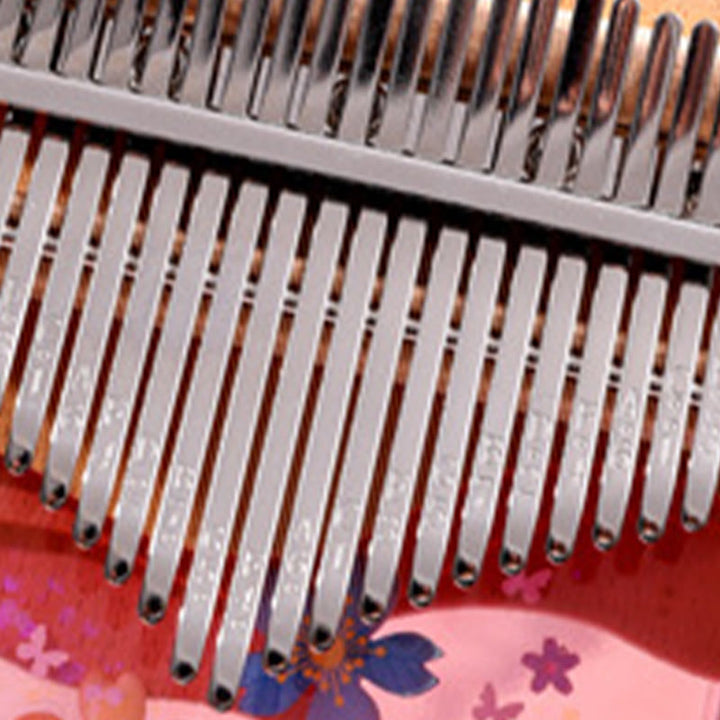 Buddha Stones Kalimba 17/21 Keys Thumb Piano Beech Wood Pink Cherry Portable Finger Piano - image 10