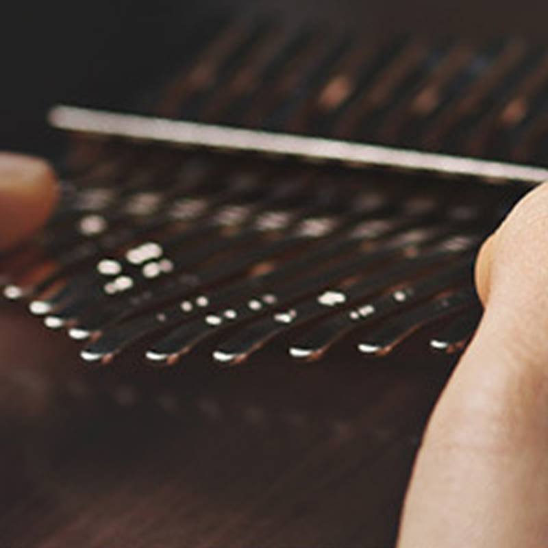 Buddha Stones 21 Keys Kalimba Thumb Piano Walnut Portable Finger Piano - image 10