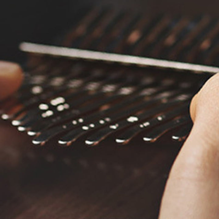 Buddha Stones 21 Keys Kalimba Thumb Piano Walnut Portable Finger Piano - image 10
