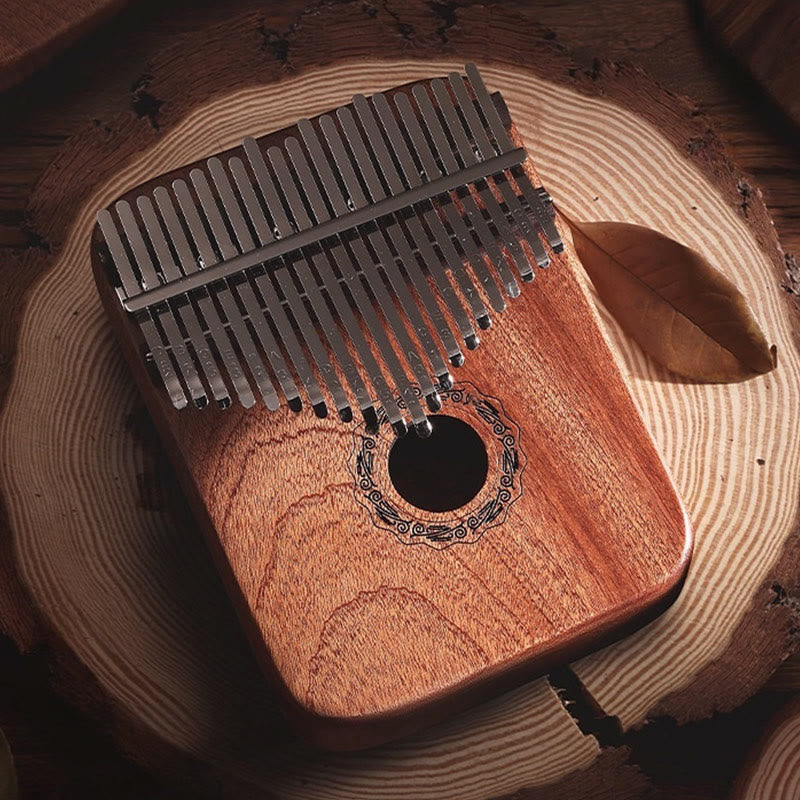 Buddha Stones 21 Keys Kalimba Thumb Piano Yellow Sandalwood Portable Finger Piano - 21 Keys - image 0