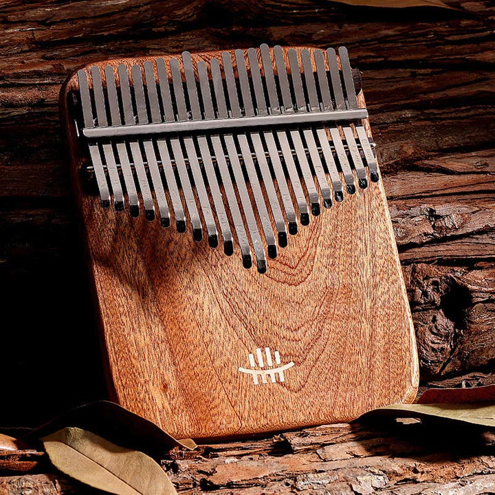 Buddha Stones 21 Keys Kalimba Thumb Piano Yellow Sandalwood Retro Portable Finger Piano - 21 Keys - image 0