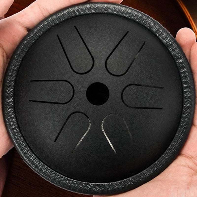 Buddha Stones Steel Tongue Drum Sound Healing Meditation Yoga Drum Kit 6 Note 5.5 Inch - image 4
