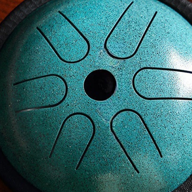 Buddha Stones Steel Tongue Drum Sound Healing Meditation Yoga Drum Kit 6 Note 5.5 Inch - image 13