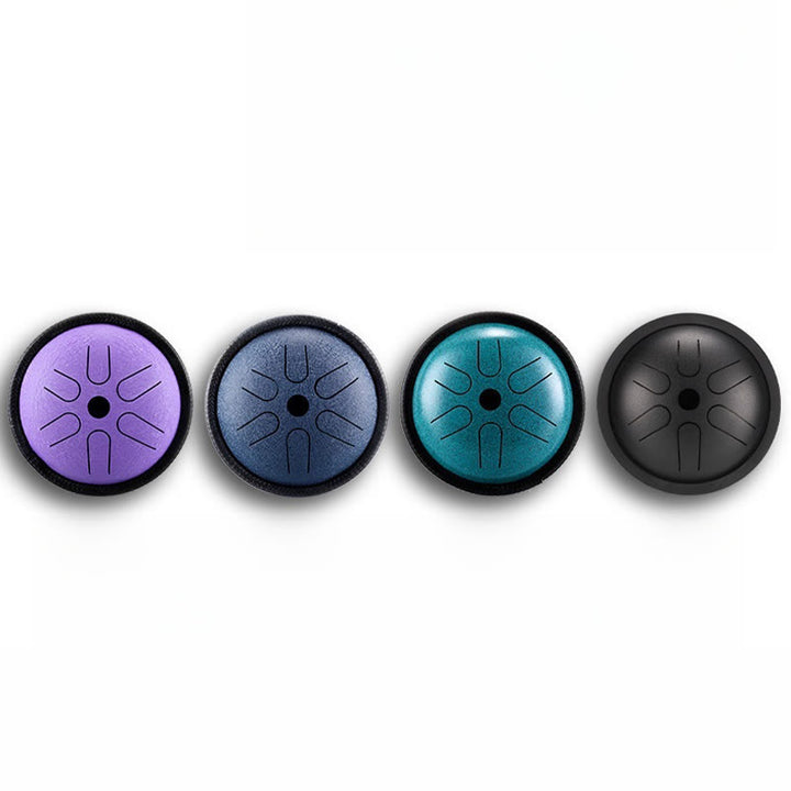 Buddha Stones Steel Tongue Drum Sound Healing Meditation Yoga Drum Kit 6 Note 5.5 Inch - image 19