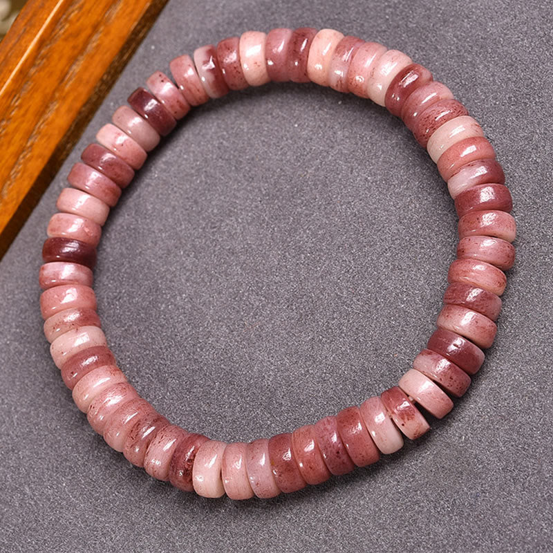 Buddha Stones Natural Tibetan Camel Bone Purple Blood Beads Keep Away Evil Spirits Bracelet - Camel Bone(Wrist Circumference: 6-6.3in(15-16cm)) - image 0