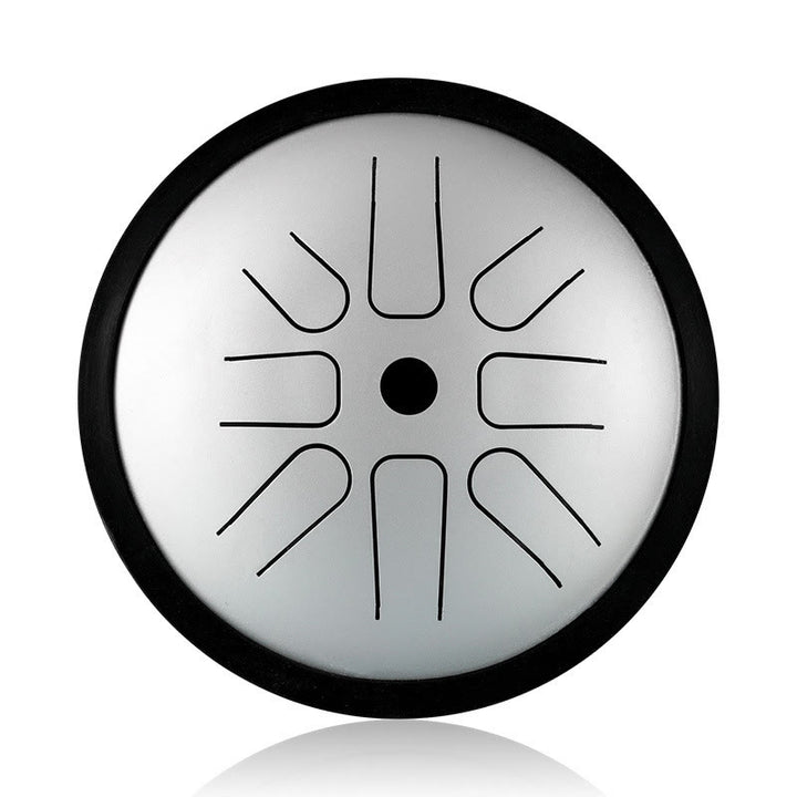 Buddha Stones Steel Tongue Drum Sound Healing Yoga Meditation Drum Kit 8 Note 6 Inch Percussion Instrument - image 2