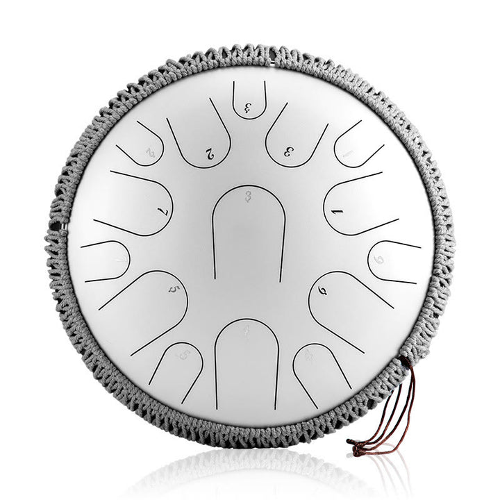 Buddha Stones Steel Tongue Drum Sound Healing Mindfulness Meditation Drum Kit 15 Note 14 Inch Percussion Instrument - image 10