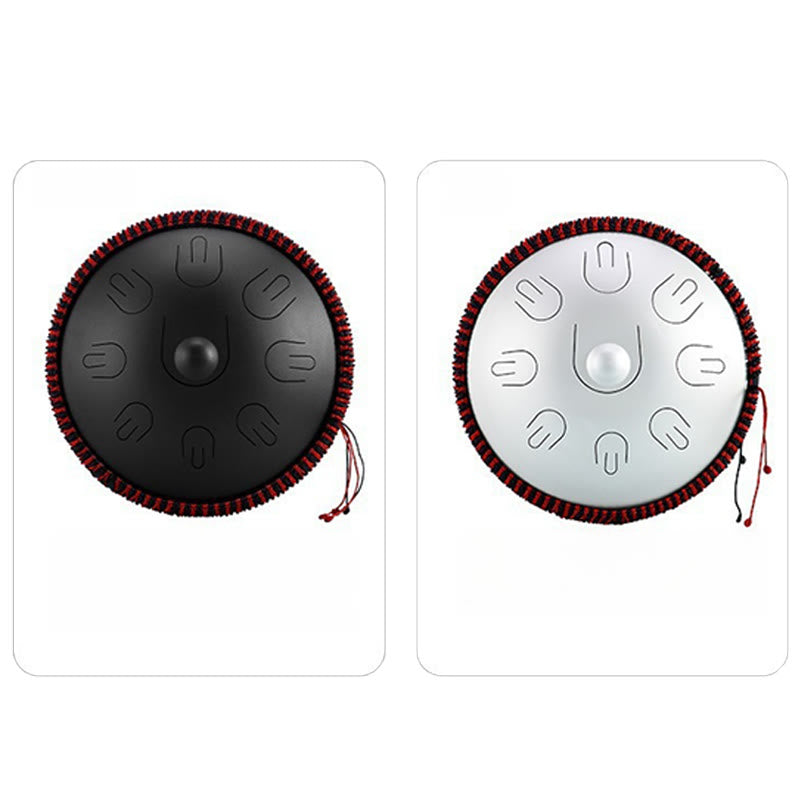 Buddha Stones Steel Tongue Drum Sound Healing Yoga Meditation Kit 9 Note 15 Inch Handpan Instrument - image 15