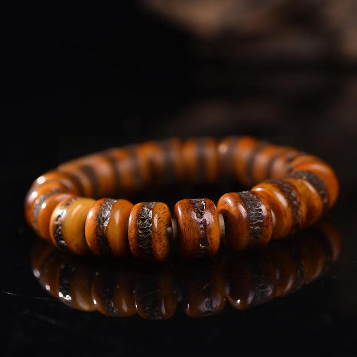 Buddha Stones Vintage Tibetan Bone Beads Skull Balance Bracelet - B Style(Wrist Circumference: 5.51-6.29 in(14-16 cm)) - image 2