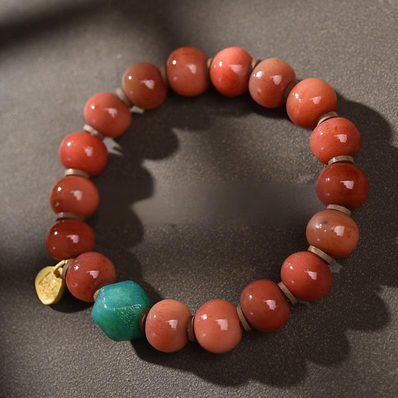 Buddha Stones Vintage Tibetan Camel Bone Tassel Luck Bracelet - E Style(Wrist Circumference: 5.51-6.29 in(14-16 cm)) - image 1