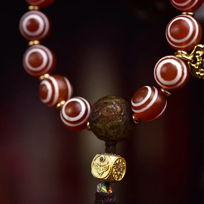 Buddha Stones Tibetan Zakiram Red Agate Confidence Bracelet - image 3
