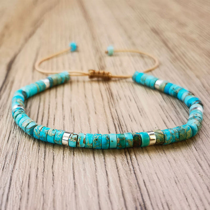Buddha Stones Emperor Stone Happiness Spacer Bead Bracelet - image 4