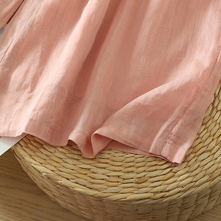 Buddha Stones Casual Plain Lined Ribbon Elastic Women's Polyester Wide Leg Pants With Pockets - image 22