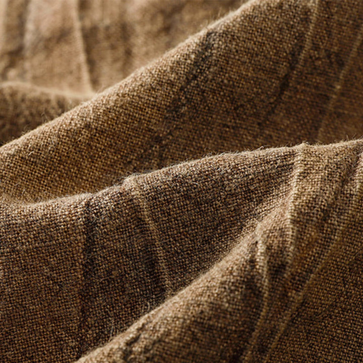 Buddha Stones Summer Casual Tie-dye Plain Cotton Women's Shorts With Pockets - image 9