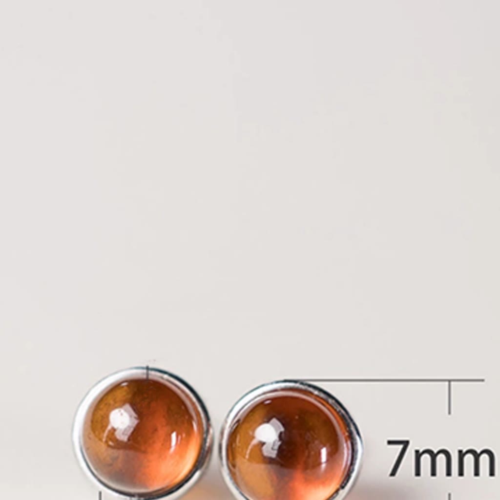 Buddha Stones 925 Sterling Silver Garnet Protection Earrings - image 4