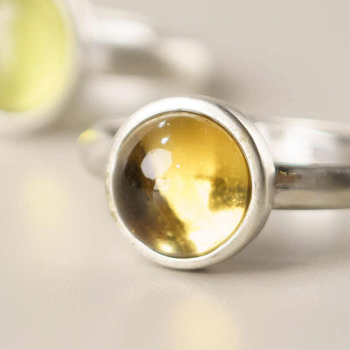 Buddha Stones Natural 925 Sterling Silver Citrine Adjustable Protection Ring - image 9